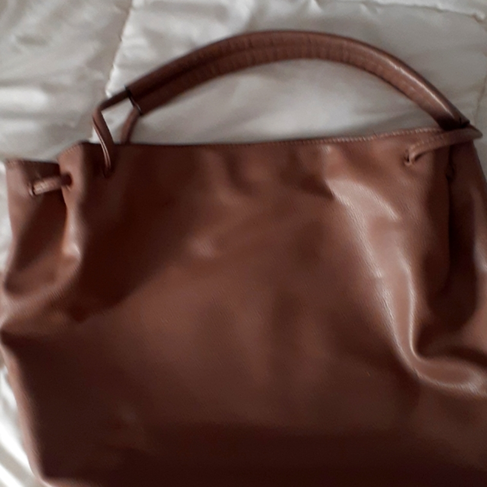 Worm brown tote bag